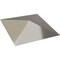 Ekena Millwork 11 7/8in. W x 11 7/8in. H Sellek EnduraWall Decorative 3D Wall Panel Covers 0.98 Sq. Ft. WP12X12SKBCR - alternate 2
